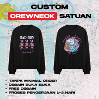 Kaosan Apparel / Custom Sweater/ Custom Sweatshirt Crewnek/ Custom Switer Satuan / Sweater Sablon