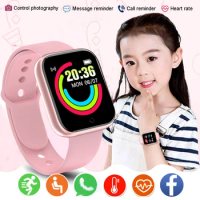 Kids Smart Watch Fitness Children Smartwatch For Girls Boys Smart Clock Students Waterproof Sport Tracker Child Wristwatch