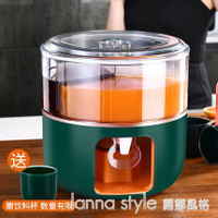 冰箱冷水壺帶龍頭涼水壺果汁飲料桶耐高溫家用冰水冷泡水果茶桶杯