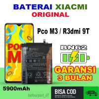 [ ORI 100 ] BATERAI FOR XIAOMI POCO M3 / REDMI 9T BN62 ORIGINAL
