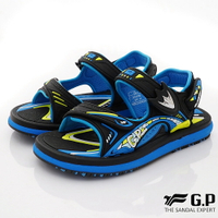 GP 涼拖鞋-排水磁扣童涼鞋款G2312B-20藍色(中小童段)
