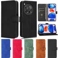 For OnePlus 12 1+12 PJD110 Case For OnePlus 12 oneplus12 Phone Cover Magnetic Wallet Holster Coque Women Men Bag Carcasa