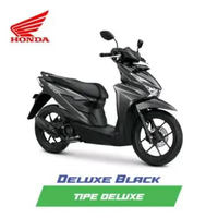 Motor Honda Beat Deluxe Terbaru Cimahi hitam