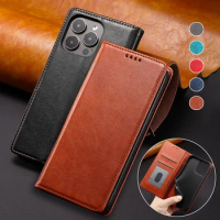 Luxury Leather Flip Case For Samsung Galaxy S10 S20 S21 S22 S23 FE Note 8 9 10 20 Plus Ultra Retro Business Wallet Book Cover