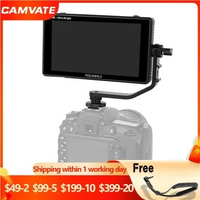 CAMVATE FeelWorld LUT6 6" 4K HDR/3K On-Camera Field Monitor With Waveform VectorScope &amp; Tilt Arm Support &amp; Micro HDMI Cable New