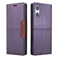 Ví Sách Lì Da PU Mềm, Ốp Sang Trọng Chân Đế Lật, Cho Sony Xperia 5 VI 10 VI 1 VI 10 V 1 V 10 IV 5 IV