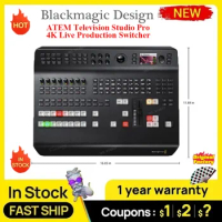 Blackmagic Design ATEM Television Studio Pro 4K Live Production Switcher UHD 4K-compatible 8-input live production switcher
