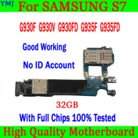 100% Tested Mainboard For Samsung Galaxy S7 edge G935F G935F S7 G930F G930FD G930V Motherboard Original Unlocked Logic Board 32g