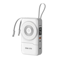 【ASPOR】A380 10000mAh 22.5W 拆拆充行動電源(自帶線/磁吸無線/Apple Watch無線充電/可拆式快充頭)