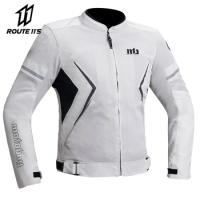 Motorcycle Jacket Spring And Autumn Leisure Cycling Clothes Rain-proof Racing Jacket Non-slip Racing Suit Heat-Resisting
