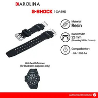 Tali Strap G-SHOCK GA-1100-1A 22mm Black Resin 10493622