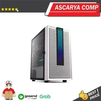PCCooler Platinum LM200 Mesh RGB Casing Gaming PUTIH