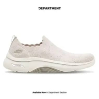 Sepatu Sneakers Wanita SKECHERS GO WALK ARCH FIT 2.0 ROSA LINDA 125329NAT ORIGINAL 37.5