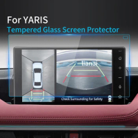 Screen Protector Tempered Glass Protective Film Carplay LCD Anti-scrach Car Vehicle Exterior Accessories For TOYOTA YARis R 2023