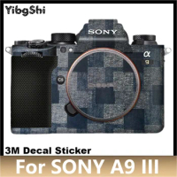 For SONY A9 III Camera Sticker Protective Skin Decal Vinyl Wrap Film Anti-Scratch Protector Coat Alpha 9 III ILCE-9M3 α9III A9M3