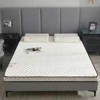 VESCOVO Foam Latex Hard Bed Topper Twin Queen Tatami Floor Mattress Mat Children Bed Mattress Topper