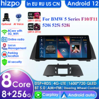 Carplay 4G 10.33''AI 2din Android Car Radio for BMW 5 Series F10 F11 F12 CIC NBT Multimedia Video Player GPS Navi Autoradio DSP