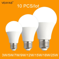 10pcs/lot LED Lamp E27 E14 Lampara LED Bulb 3W 6W 9W 12W 15W 18W 20W Lampada Led Light Bulbs 220V led bulbs Led Indoor Lighting