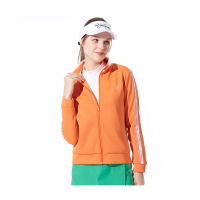 【Jack Nicklaus 金熊】GOLF女款彈性亮彩運動外套(橘色)