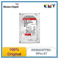 100% Original Western Digital WD Red Pro 8TB 3.5 HDD NAS Internal Hard Drive SATA 7200 rpm WD8003FFBX