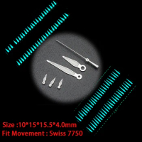 Watch Hands Needles Fit Swiss Movement 7750 2824 NH36 Super Swiss Green Luminous Hands for IWC Men's Watches Repair Watch Parts