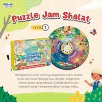 Yaumi Kids - Puzzle Shalat Pertamaku - Jam Waktu Shalat & Wudhu & Gerakan Shalat Lv.1: Jam Shalat