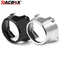Projector Shrouds Silver Black Mask Cover Shell for 3.0 Inch Bi-LED Lens Bi-Xenon Headlight Lenses Car Lights Accessories 1/2pcs