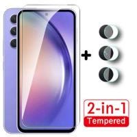 2-in-1 Tempered Protective Glass For Samsung Galaxy A54 5G Camera Screen Protector SamsungA54 Sumsung A 54 54A GalaxyA54 6.4inch