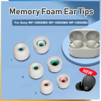 For Sony WF-1000XM5 WF-1000XM4 WF-1000XM3 Memory Foam Earbud Tips Noise Reducing Eartips Replacement Buds Tip Earplugs Ear Pads