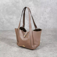 COACH Tas COACH HADLEY TURNLOCK DARK STONE TAUPE TOTE BAG 100% ORIGINAL