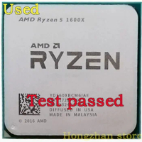 AMD Ryzen 5 1600X R5 1600X 3.6 GHz Six-Core Twelve-Thread CPU Processor 95W L3=16M YD160XBCM6IAE Socket AM4