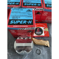NEW LC135 / FZ150 Y15ZR TOKAHI PISTON SET WITH RING HIGH COMPRESSION DOME SUPER HEAD SUPERHEAD 57MM