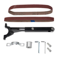 1set Angle Grinder Modified Sand Belt For Model 100 Grinder Sand Belt Machine Grinder Refitting Belt Sander Woodworking Tools