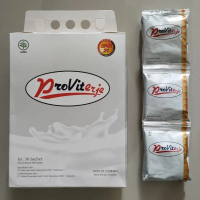 ProViterje Susu Kambing Etawa Provit 1 Box Isi 50 Sachet Kemasan Terbaru Dengan Royal Jelly Zincum M