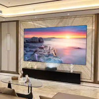 New 135"/150" ALR CLR UST T Prism Grey Crystal Ambient Light Rejecting Frame Projection Screen for Ultra Short Throw Projector