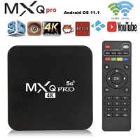 Smart TV BOX MXQ Pro 4K Android 11.1 Ram 4GB Rom 64GB OriginalTERMURAH