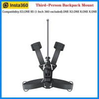 Insta360 X3 Third-Person Backpack Mount Capture Every Angle Hands-free for Insta360 ONE X2/ONE R/ONE RS 360 Camera Accessories