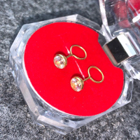 Anting toge 1 gram emas muda perhiasan