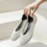 BERELLY Mesh Flatshoes Korea 2in1 Nyaman Anti Slip Sepatu Wanita Trendy dan Nyaman BL 034 Clarissa K
