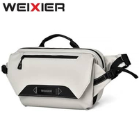 D511 Tas Selempang Pria Crossbody Sling Bag Anti Air Off White