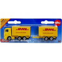 【Fun心玩】SU1694 德國 SIKU DHL拖車與貨車 貨運 拖車 小汽車 模型 模型車 生日 禮物