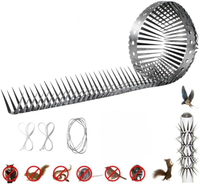 Comastbo40“ Raccoon Squirrel Spikes DeterrentTree Squirrel Baffle for Bird Feeder Pole.Avoid CatDeer