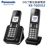 Panasonic國際牌 DECT數位無線電話 KX-TGD312TWB