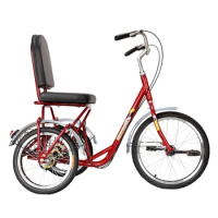 YY Elderly Human Tricycle Elderly Pedal Leisure Scooter Adult Bicycle