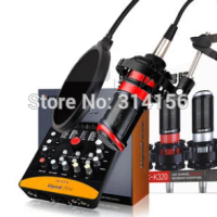 Takstar PC-K320 Microphone with ICON upod pro sound card for professional Broadcasting, PC recording, instrument recording