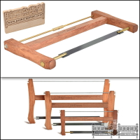 木井方木工鋸推拉鋸手板鋸紅木傳統老式框鋸木工手鋸工具銅木鋸