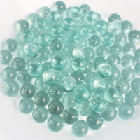 16mm 玻璃珠 清珠(無彩花)/一小袋約50顆入(定40) 玻璃彈珠 建材玻璃珠-錸