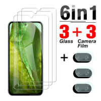 6in1 Clear Screen Protector For Google Pixel 8a 5G Camera Lens Protective Film For Google Pixel 8A pixel8a A8 8 A Tempered Glass