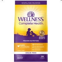 Wellness Complete Health Grain-Free Puppy Dry Dog Food [Wt: 4 lb]