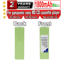 HSABAT 1800mAh 7/5F6 67F6 Battery 1.2V ni-mh 7/5 F6 cell for panasonic for sony MD CD cassette player